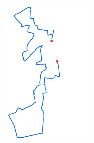 Travel GPS art